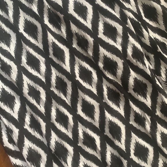 Black and white diamond pattern harem pants - Picture 2 of 8